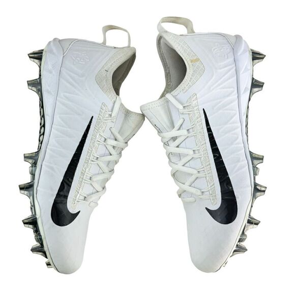 Nike Alpha Huarache 7 Pro LAX Cleats Mens 9.5 White Black CJ0265-100 Lacrosse main image 13